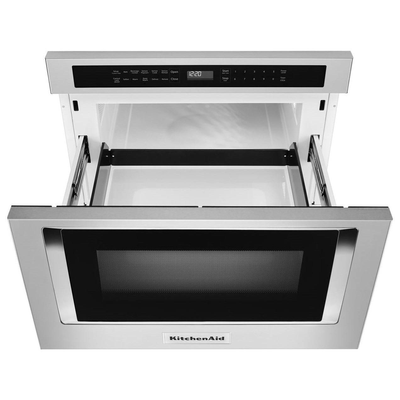 Kitchenaid built shop in microwave 24